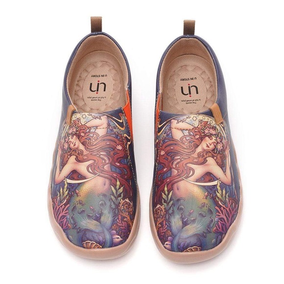 UIN Shoes - Size 9.5 NWT UIN Slip On Shoes PU Upper THE LITTLE MERMAID